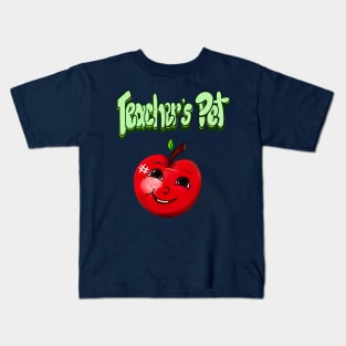 Teachers Teacher Teacher’s pet smiling red apple Kids T-Shirt